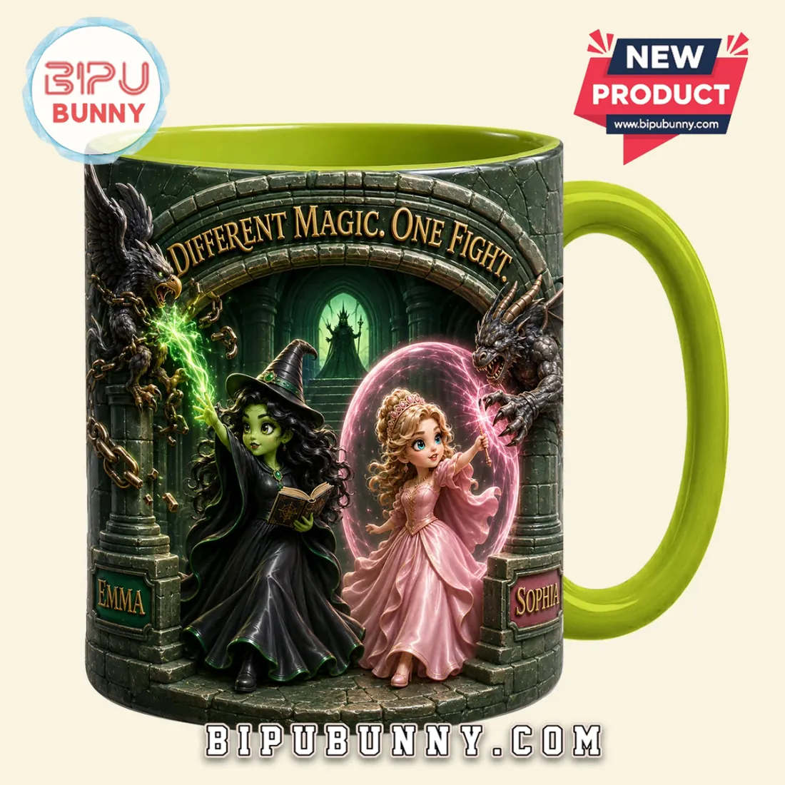 Enchanted Forest Witches Personalized Ceramic Mug Enchanted Forest Witches Personalized Ceramic Mug