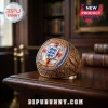 Gold championship ring featuring the England national football team crest, blue gems, and 154th anniversary engraving.!