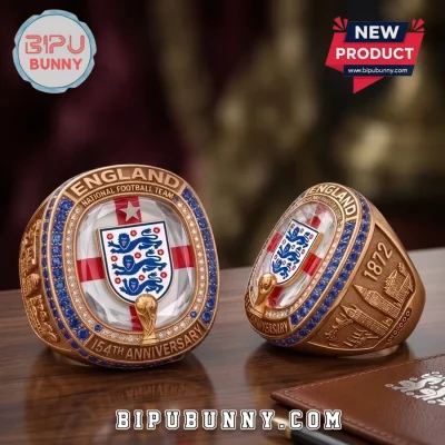 England National Football Team 154th Anniversary Gold Ring