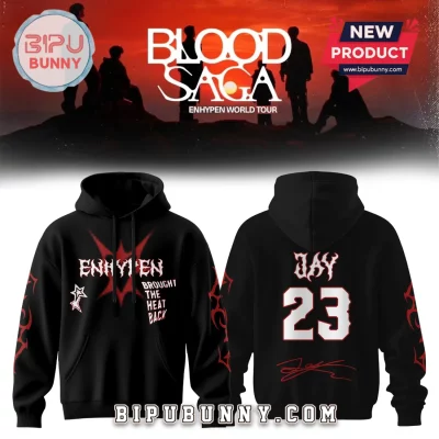 ENHYPEN Blood Saga World Tour Members Edition Black Hoodie