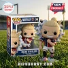 Funko Pop Norway football vinyl figure of Erling D Haaland number 09 standing on a grass soccer field at sunset.!
