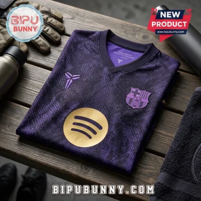 FC Barcelona x Kobe Bryant Mamba Edition Purple Soccer Jersey
