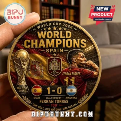 Ferran Torres Spain 2026 World Cup Champions Commemorative Coin