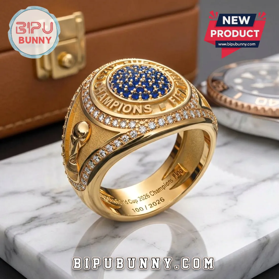 FIFA World Cup 2026 Gold Championship Ring FIFA World Cup 2026 Gold Championship Ring