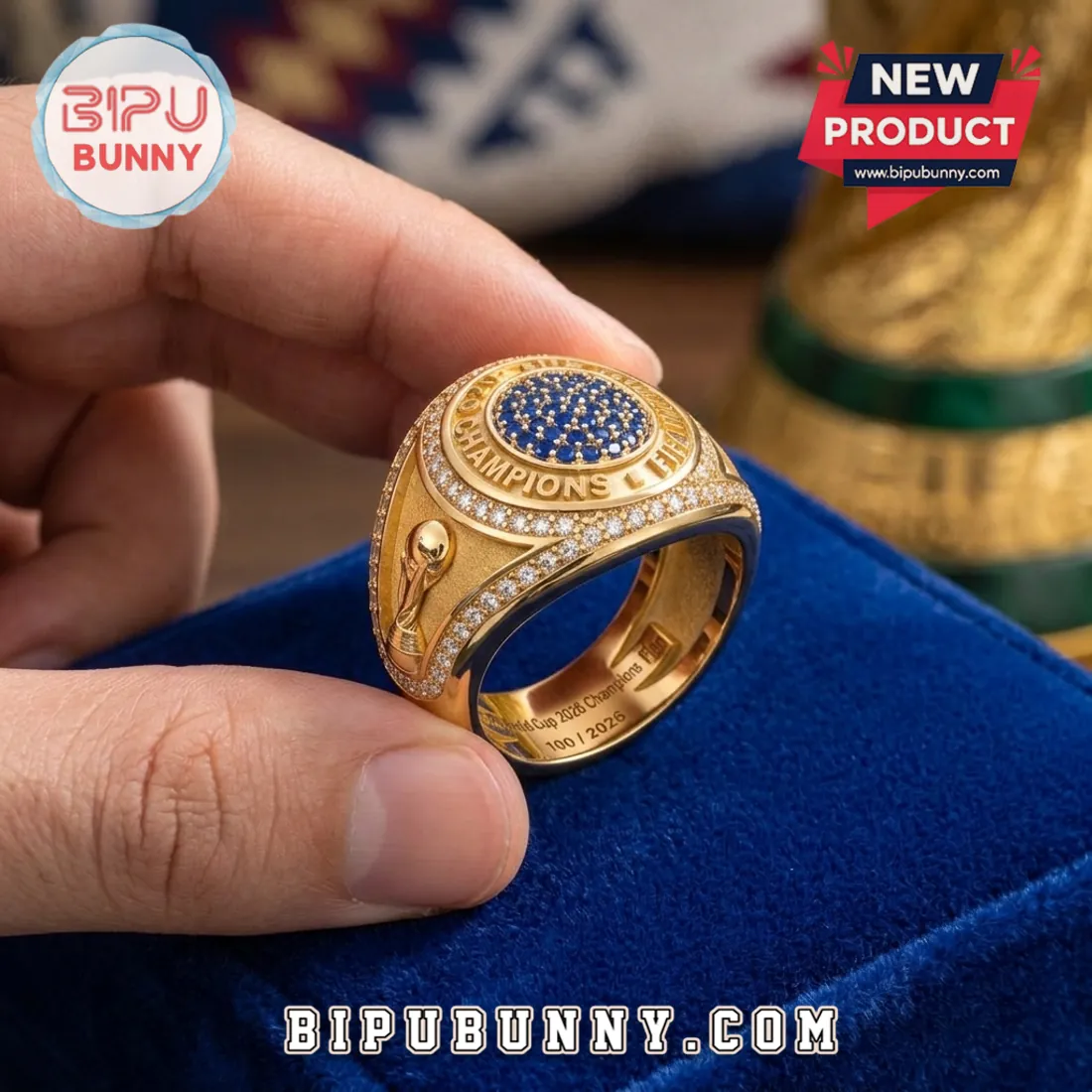 FIFA World Cup 2026 Gold Championship Ring FIFA World Cup 2026 Gold Championship Ring