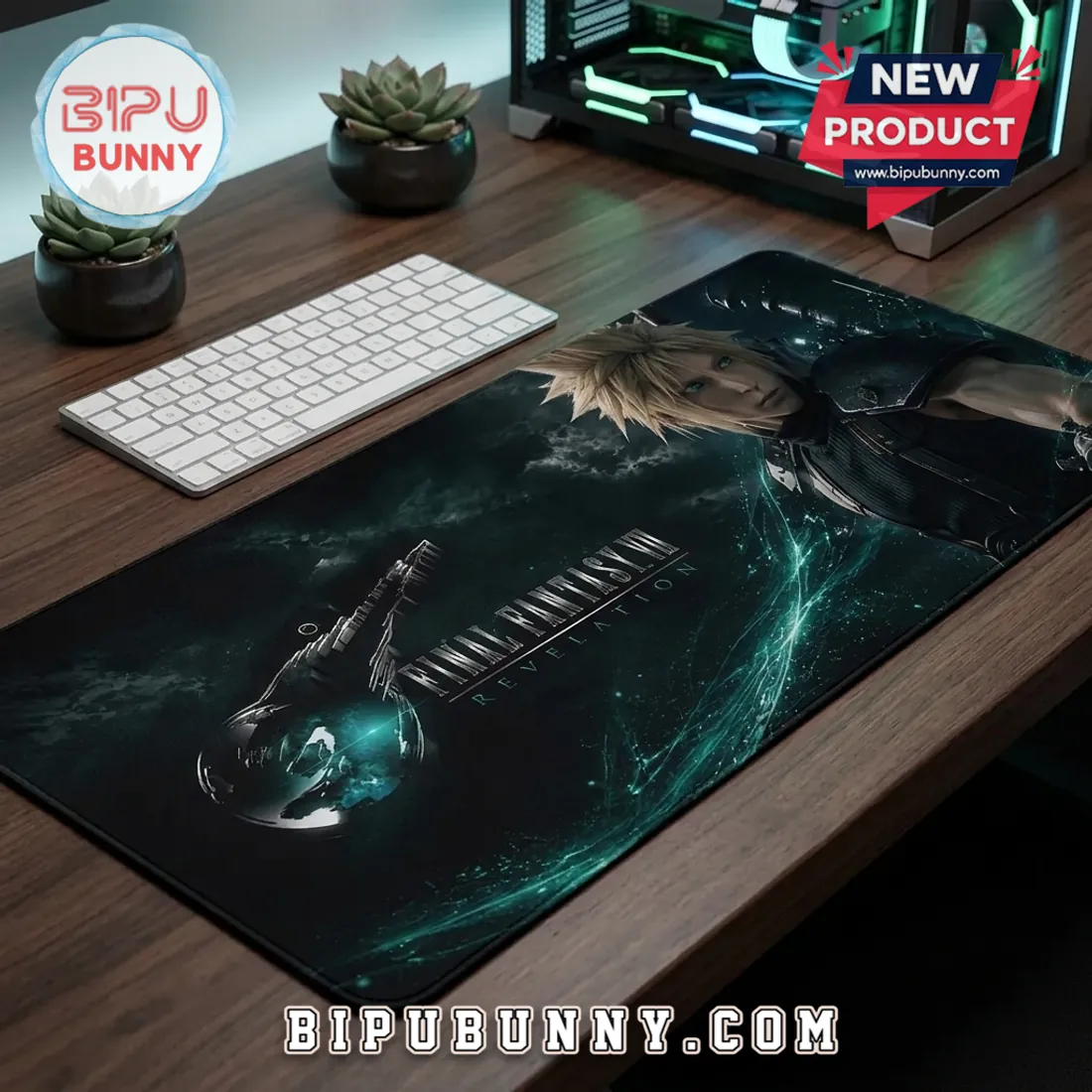 Final Fantasy VII Revelation LED Large Gaming Desk Mat Final Fantasy VII Revelation LED Large Gaming Desk Mat