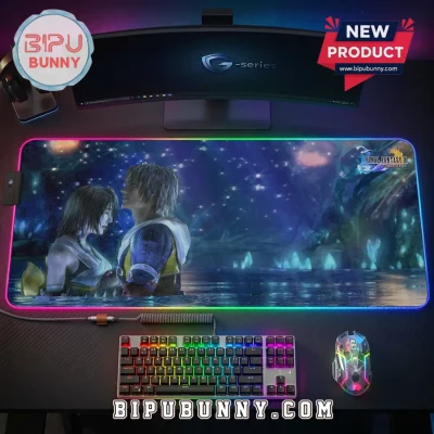 Final Fantasy X 25th Anniversary Light Up Gaming Desk Mat
