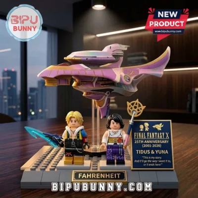 Final Fantasy X 25th Anniversary Tidus and Yuna Building Block Set Final Fantasy X 25th Anniversary Tidus and Yuna Building Block Set