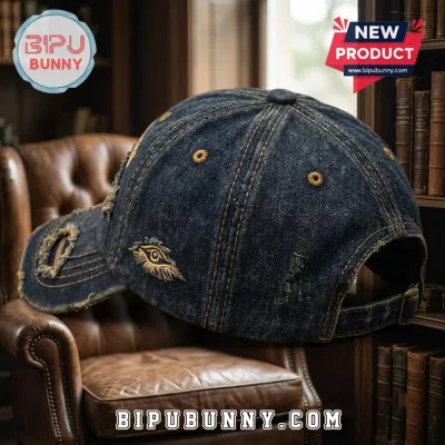Freemason EST 1717 Premium Distressed Denim Baseball Cap