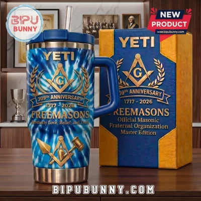 Freemasons 309th Anniversary 40oz Handle Tumbler