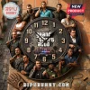 Grand Theft Auto themed wall clock featuring multiple game characters, a city map dial, and a police car graphic.!