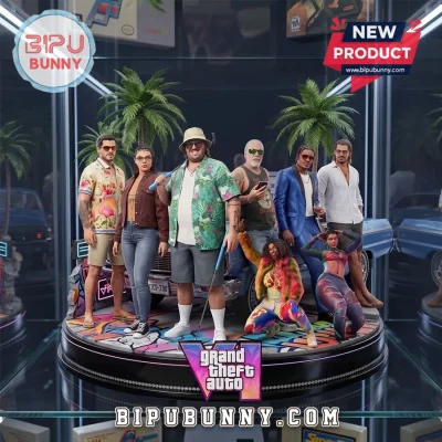 Grand Theft Auto VI 3D Character Diorama Statue