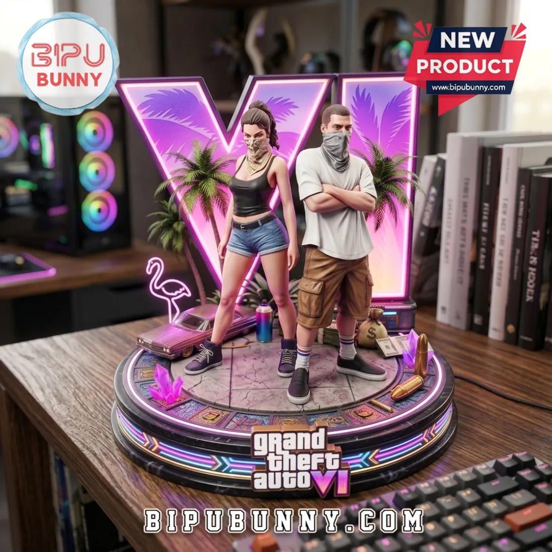 Grand Theft Auto VI LED Acrylic Light Box Grand Theft Auto VI LED Acrylic Light Box