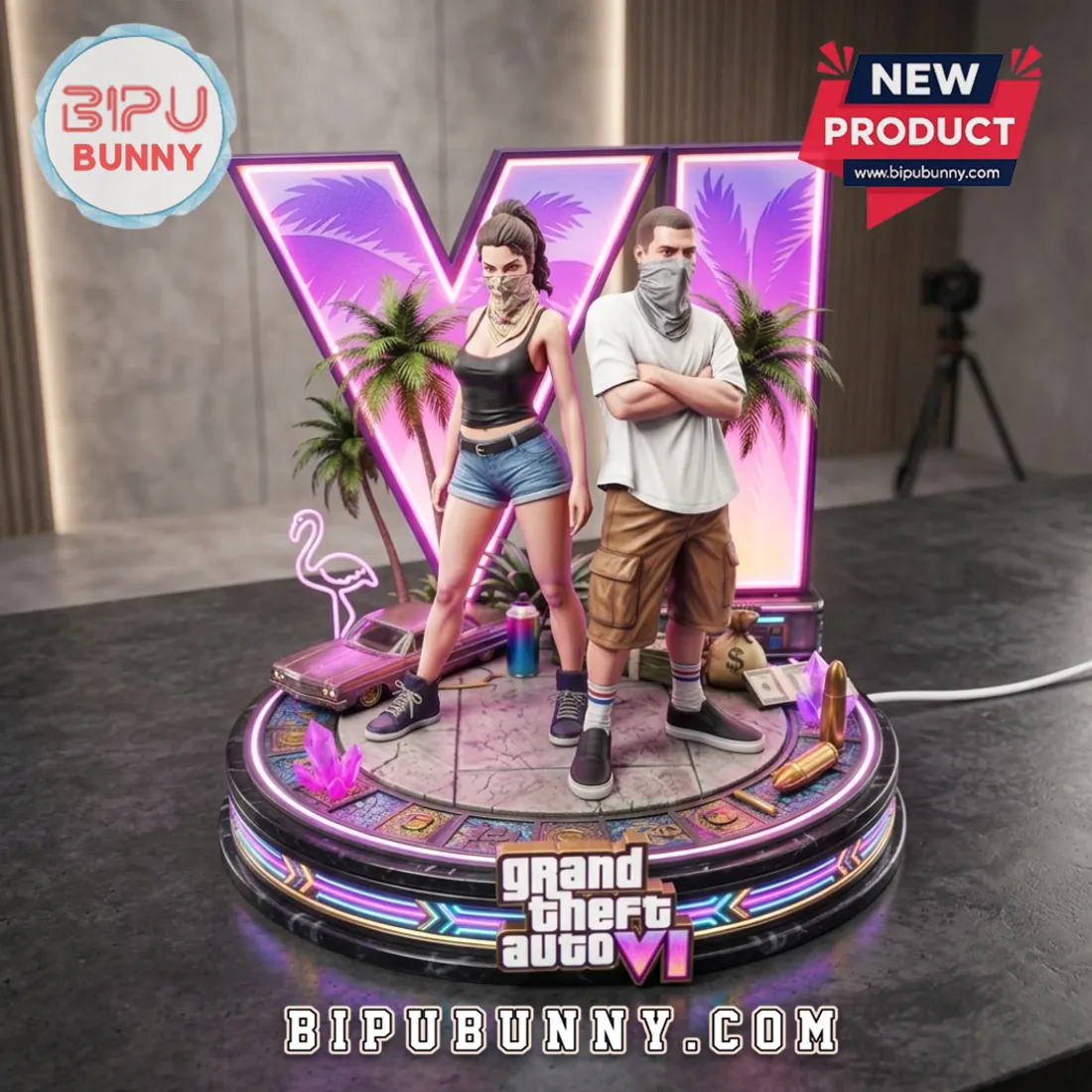 Grand Theft Auto VI LED Acrylic Light Box Grand Theft Auto VI LED Acrylic Light Box