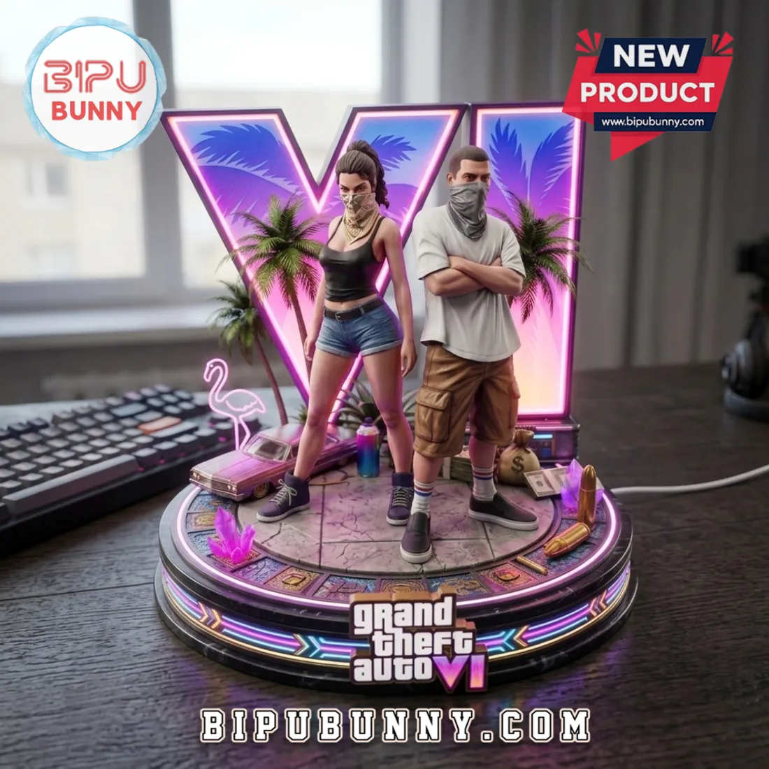 Grand Theft Auto VI LED Acrylic Light Box Grand Theft Auto VI LED Acrylic Light Box