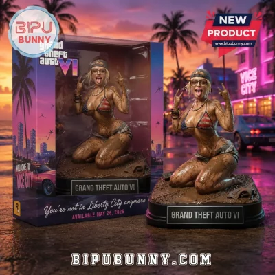 Grand Theft Auto VI Muddy Girl Statue Figure