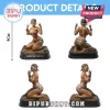 Grand Theft Auto VI inspired 9cm figurine of a blonde woman in a bikini and cap covered in mud on a black base.!