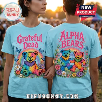 Grateful Dead Dancing Bears Tie Dye T-Shirt