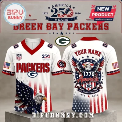 Green Bay Packers 1776 USA Independence Day Jersey