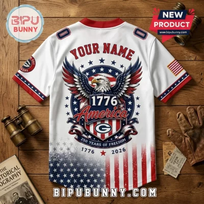 Green Bay Packers 1776 USA Independence Day Jersey