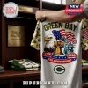 Green Bay Packers 250th USA Anniversary Football Jersey featuring a bald eagle, Liberty Bell, and American flag graphic.