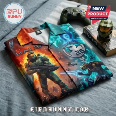Halo 25th Anniversary Master Chief Covenant Hawaiian Shirt