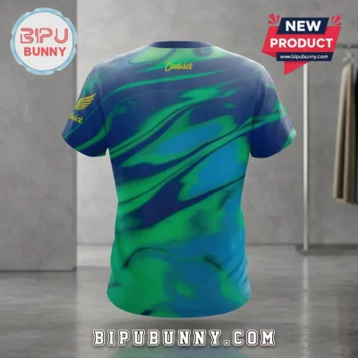 Hammer Fallout Blue Green Tie Dye Bowling Jersey