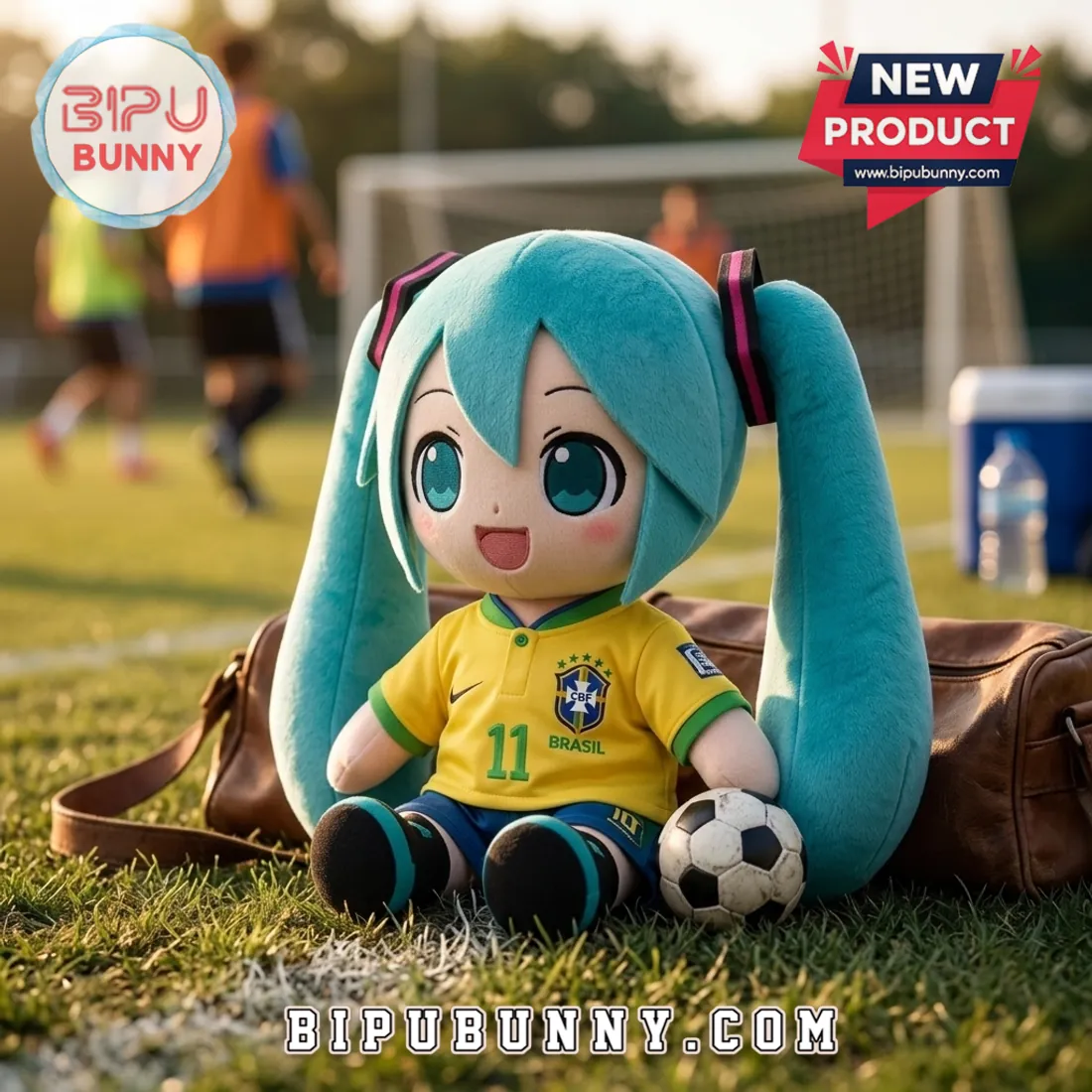 Hatsune Miku Brazil National Team Plush Doll Hatsune Miku Brazil National Team Plush Doll