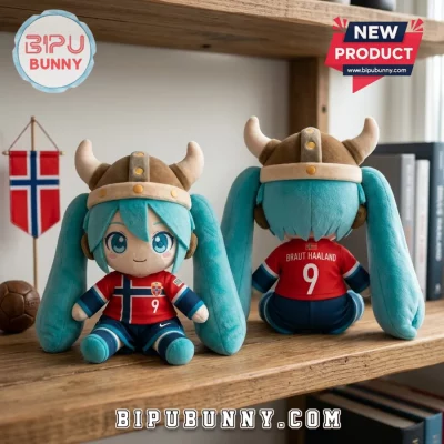 Hatsune Miku Erling Braut Haaland Norway Plush Doll