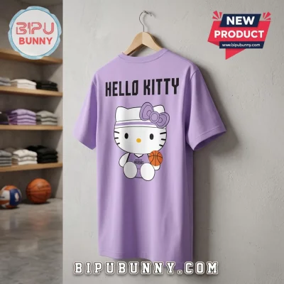 Hello Kitty x Golden State Valkyries Purple T-Shirt