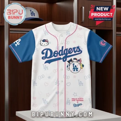 Hello Kitty x Los Angeles Dodgers Mascot Baseball Jersey 2026