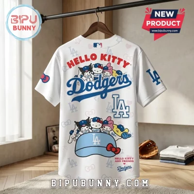 Hello Kitty x Los Angeles Dodgers Mascot Baseball Jersey 2026