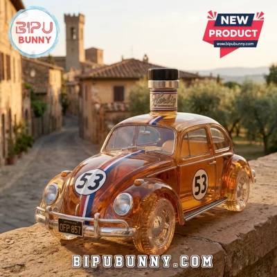 Herbie The Love Bug 58th Anniversary Glass Whiskey Decanter