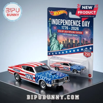 Hot Wheels Independence Day 1776-2026 Muscle Car Diecast Model Hot Wheels Independence Day 1776-2026 Muscle Car Diecast Model
