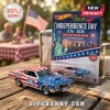 Hot Wheels Independence Day 1776-2026 die-cast car featuring American flag livery, Statue of Liberty packaging, and 1776 text.!