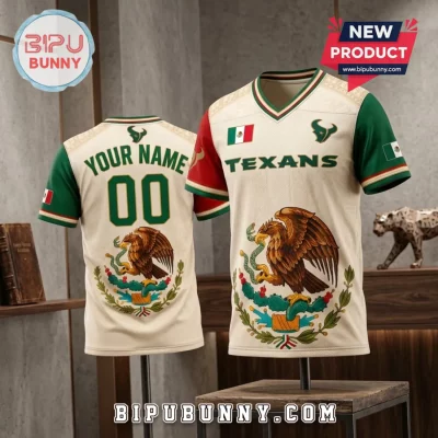 Houston Texans Mexican Culture Custom Name Jersey