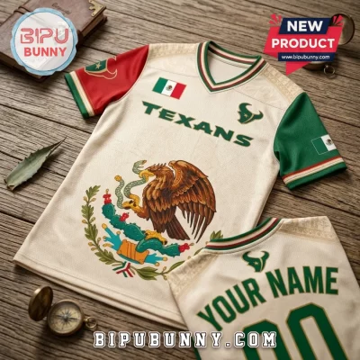 Houston Texans Mexican Culture Custom Name Jersey