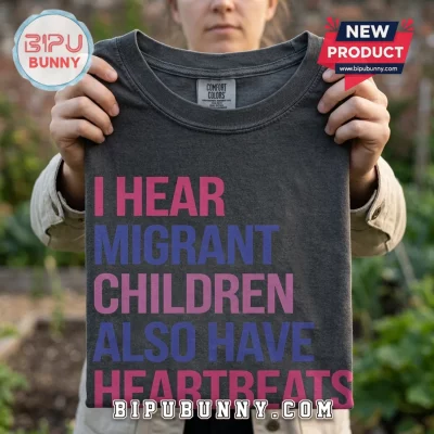 Human Rights Migrant Children Heartbeats T-Shirt