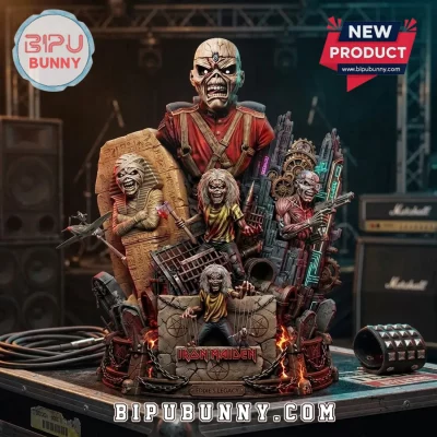 Iron Maiden Eddies Legacy Multi-Character 3D Diorama Statue