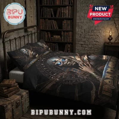 Iron Maiden Powerslave Egyptian Mummy Duvet Bedding Set