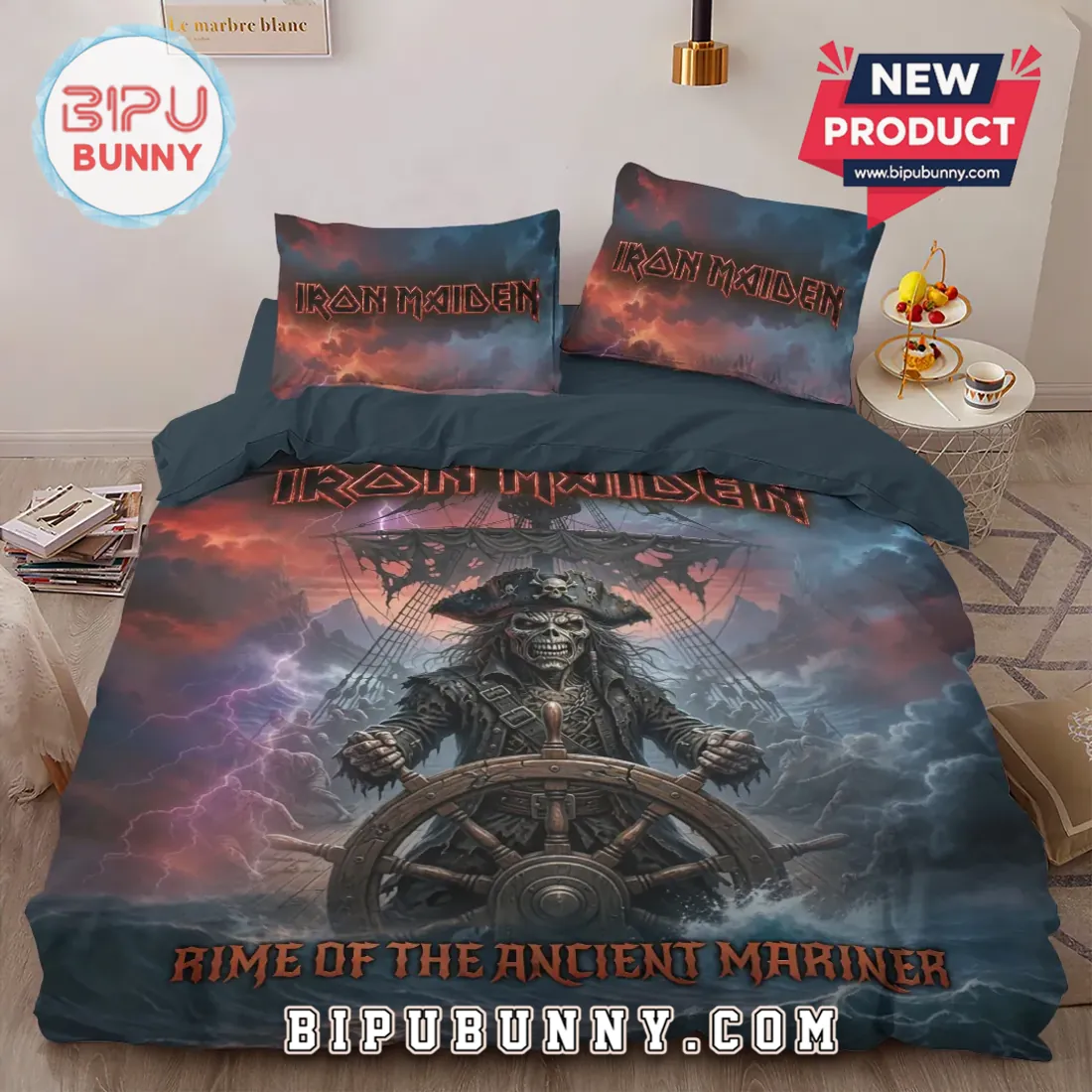 Iron Maiden Rime of the Ancient Mariner Bedding Set Iron Maiden Rime of the Ancient Mariner Bedding Set