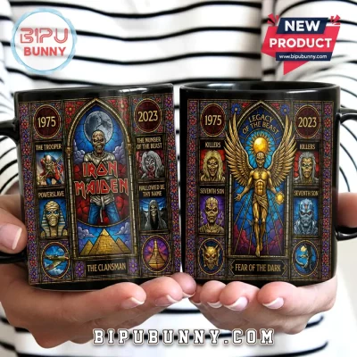 Iron Maiden Stained Glass Eddie Ceramic Mug