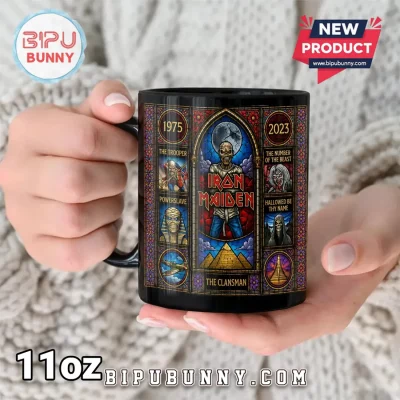 Iron Maiden Stained Glass Eddie Ceramic Mug