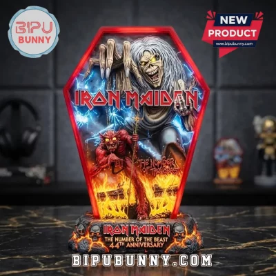 Iron Maiden The Number of the Beast 44th Anniversary LED Resin Lamp