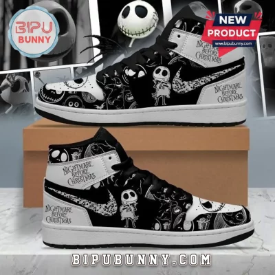 Jack Skellington Nightmare Before Christmas High Top Sneakers