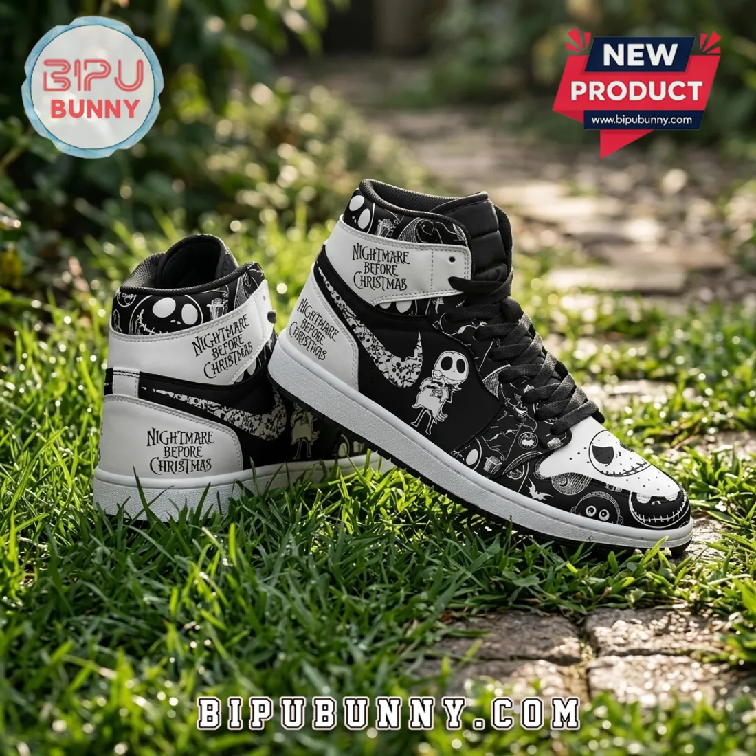 Jack Skellington Nightmare Before Christmas High Top Sneakers Jack Skellington Nightmare Before Christmas High Top Sneakers