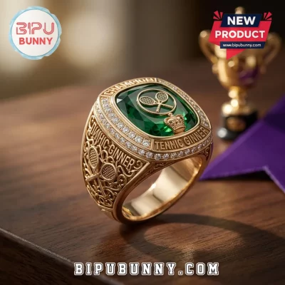 Jannik Sinner 2026 Tennis Championship Gold Ring