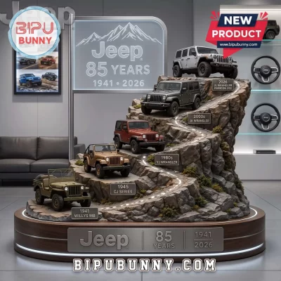 Jeep 85 Years 1941-2026 Diorama Acrylic Plaque