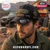 Distressed black Jeep baseball cap featuring 85 years of adventure embroidery and metallic off-road themed patches.!