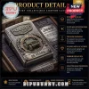Jeep 85th anniversary Zippo lighter with 3D embossed off-road vehicle relief in a wooden presentation box.!